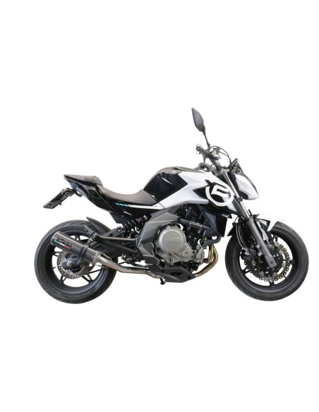 ESCAPE GPR Cf Moto 650 Mt 2019/2020 e4 M3 Poppy Sistema homologado con catalizador incluido