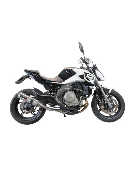 ESCAPE GPR Cf Moto 650 Mt 2021/2024 e5 M3 Inox Sistema homologado con catalizador incluido