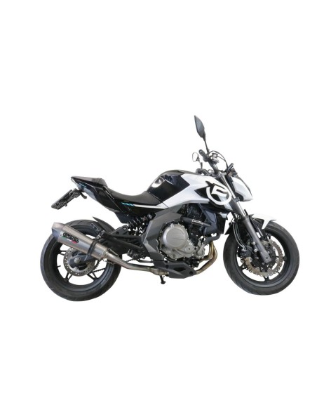 ESCAPE GPR Cf Moto 650 Nk 2021/2024 e5 Grand Prix Evo Titanium Sistema homologado con catalizador incluido