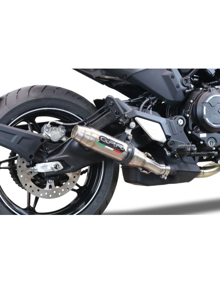 ESCAPE GPR Cf Moto 700 CL-X Heritage 2022-2024 e5 Deeptone Inox Sistema Homologado