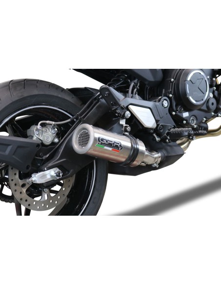 ESCAPE GPR Cf Moto 700 CL-X Sport 2022-2024 e5 M3 Titanium Natural Sistema Homologado