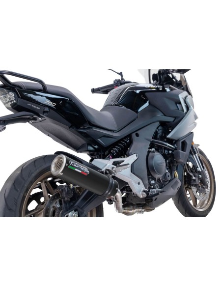 ESCAPE GPR Cf Moto 700 Mt 2023/2024 e5 M3 Black Titanium Sistema racing