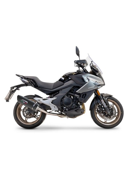 ESCAPE GPR Cf Moto 700 Mt 2023/2024 e5 Furore Nero Sistema racing con Dbkiller no homologado