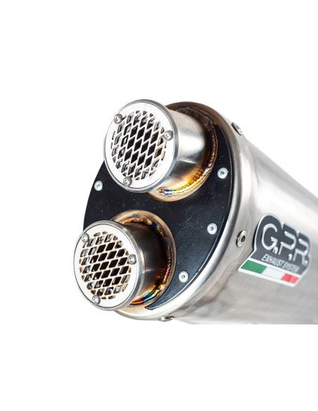 ESCAPE GPR Cf Moto 800 Mt Touring/Explorer 2021/2024 e5 Dual Titanium Sistema Homologado