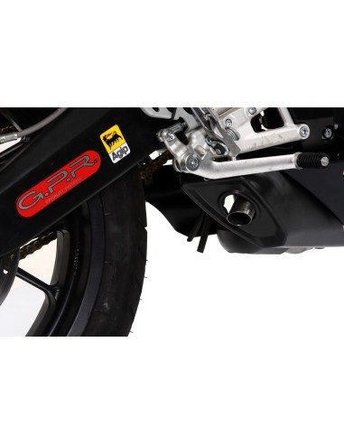 ESCAPE GPR Derbi Gpr 125 2009/2010 Ghost line Alluminio Ghost Sistema homologado con catalizador incluido