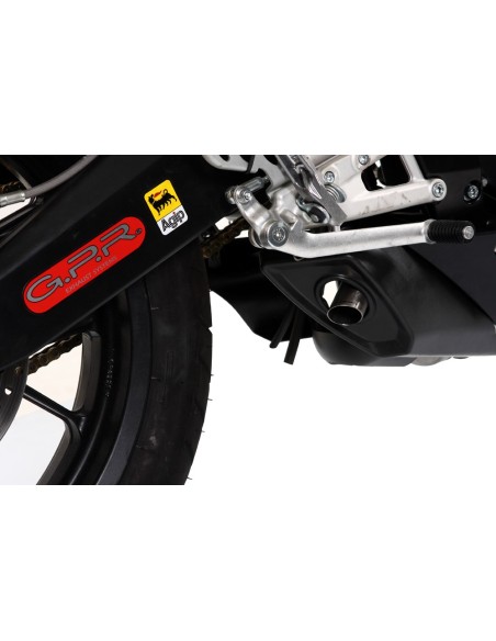 ESCAPE GPR Derbi Gpr 125 2009/2010 Ghost line Alluminio Ghost Sistema homologado con catalizador incluido