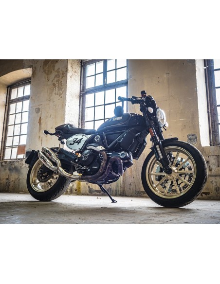 ESCAPE GPR Ducati Scrambler 800 2015/2016 Deeptone Inox Sistema homologado con catalizador incluido