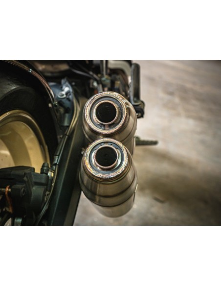 ESCAPE GPR Ducati Scrambler 800 2015/2016 Deeptone Inox Sistema homologado con catalizador incluido