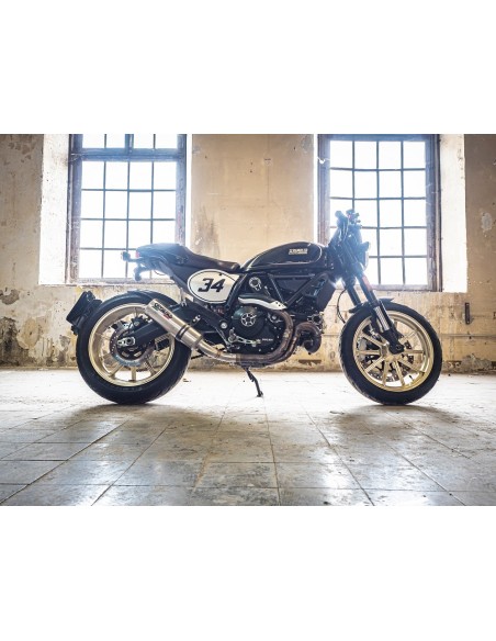 ESCAPE GPR Ducati Scrambler 800 2015/2016 M3 Titanium Natural Sistema homologado con catalizador incluido