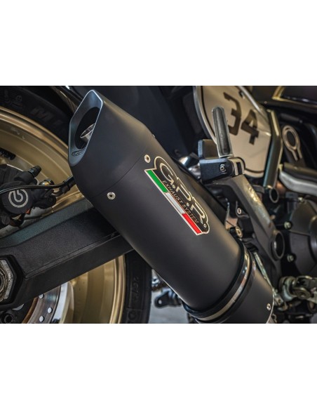 ESCAPE GPR Ducati Scrambler 800 2017/2020 e4 Furore Evo4 Nero Sistema homologado con catalizador incluido