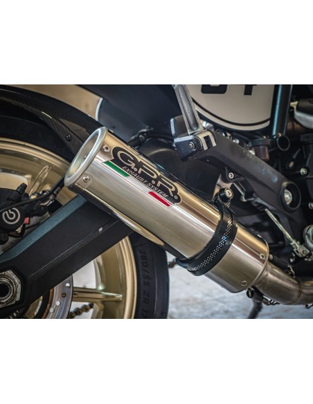 ESCAPE GPR Ducati Scrambler 800 2017/2020 e4 M3 Inox Sistema homologado con catalizador incluido