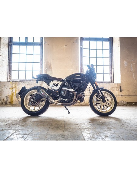 ESCAPE GPR Ducati Scrambler 800 2017/2020 e4 Grand Prix Evo Poppy Sistema homologado con catalizador incluido