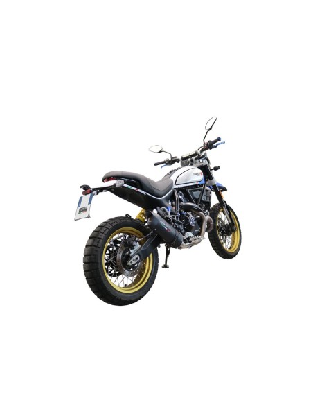 ESCAPE GPR Ducati Scrambler 800 Desert Sled - DS Fasthouse 2021/2024 e5 Furore Evo4 Nero Sistema homologado con catalizador ...