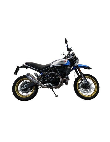 ESCAPE GPR Ducati Scrambler 800 Icon - Icon Dark 2021/2022 e5 Grand Prix Evo Titanium Sistema homologado con catalizador ...