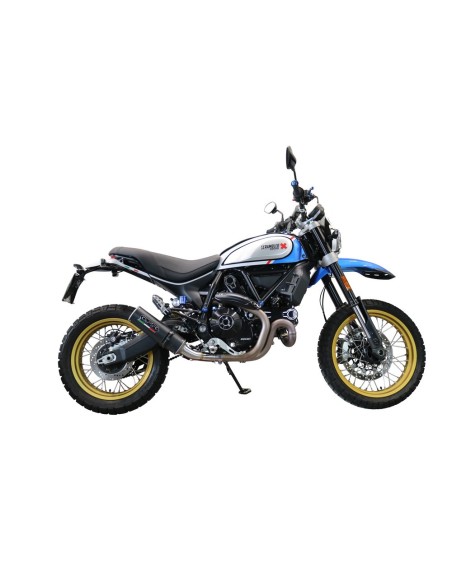 ESCAPE GPR Ducati Scrambler 800 Nightshift 2021/2022 e5 M3 Black Titanium Sistema homologado con catalizador incluido