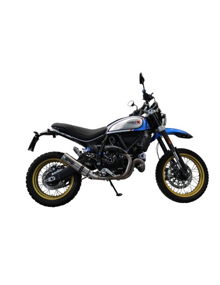 ESCAPE GPR Ducati Scrambler 800 Nightshift 2021/2022 e5 M3 Titanium Natural Sistema homologado con catalizador incluido