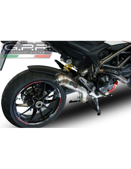 ESCAPE GPR Ducati Hyperstrada 939 2016/2019 e4 Powercone Evo Sistema homologado con catalizador incluido