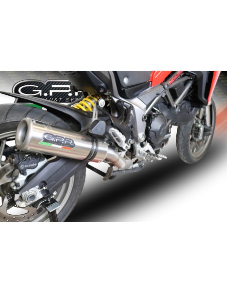 ESCAPE GPR Ducati Multistrada 950 2017/2020 e4 M3 Titanium Natural Sistema homologado con catalizador incluido