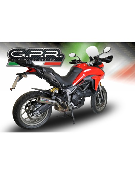 ESCAPE GPR Ducati Multistrada 950 2021/2024 e5 M3 Titanium Natural Sistema Homologado