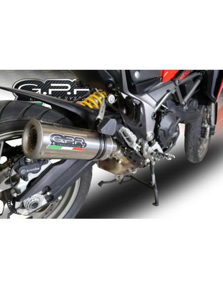 ESCAPE GPR Ducati Multistrada 950 2021/2024 e5 M3 Titanium Natural Sistema Homologado