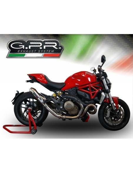ESCAPE GPR Ducati Monster 1200 S/R 2017/2021 e4 Powercone Evo Sistema homologado con catalizador incluido