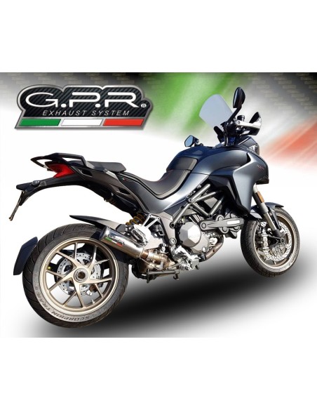 ESCAPE GPR Ducati Multistrada 1260 2018/2020 e4 M3 Titanium Natural Sistema Homologado