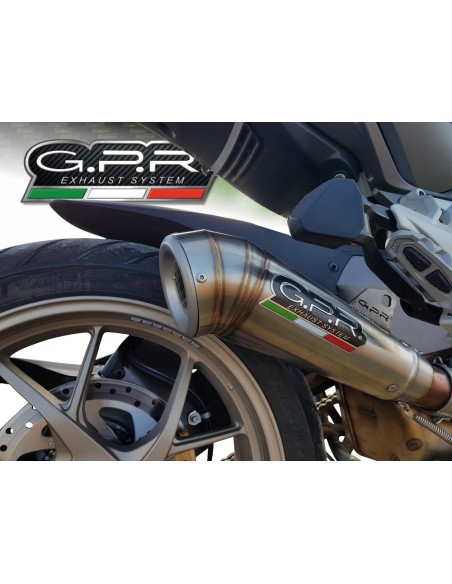 ESCAPE GPR Ducati Multistrada 1260 2018/2020 e4 Powercone Evo Sistema Homologado