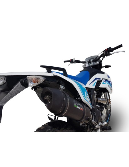 ESCAPE GPR F.B. Mondial Smx 125 Enduro 2018/2020 e4 Supermoto 2018/2020 e4 Furore Evo4 Nero Sistema homologado con catalizad ...