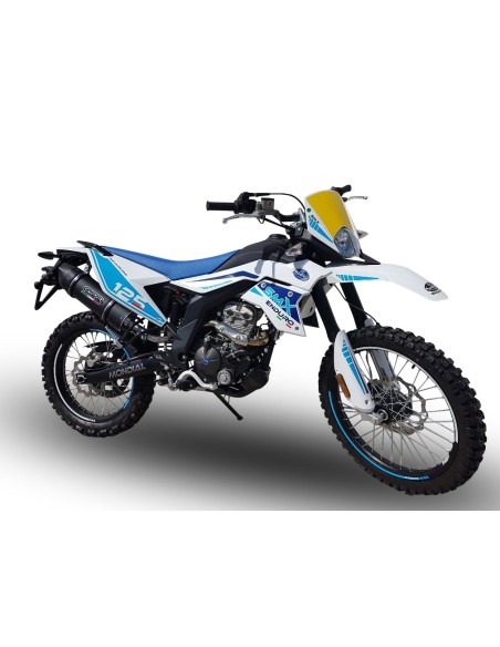 ESCAPE GPR F.B. Mondial Smx 125 Enduro 2018/2020 e4 Supermoto 2018/2020 e4 Furore Evo4 Poppy Sistema homologado con cataliza ...