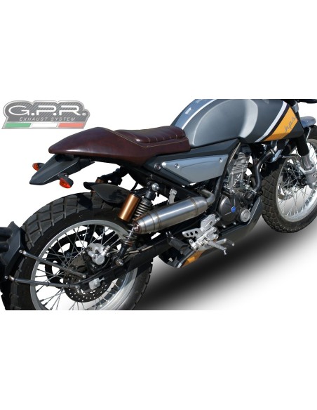 ESCAPE GPR F.B. Mondial Sport Classic 125 - Pagani 1948 2021/2023 e5 Deeptone Inox Sistema racing