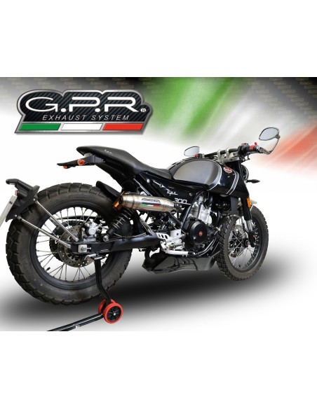 ESCAPE GPR F.B. Mondial Hps 300 2018/2020 e4 Deeptone Inox Sistema Homologado