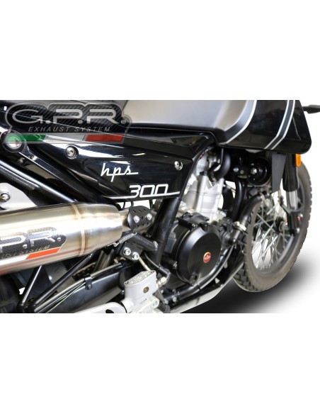 ESCAPE GPR F.B. Mondial Hps 300 2018/2020 e4 Deeptone Inox Sistema Homologado