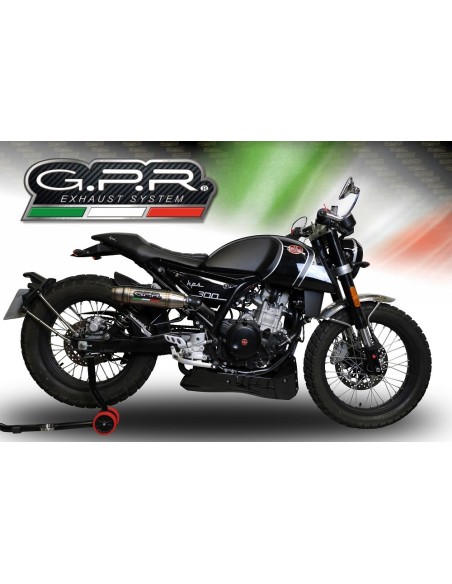 ESCAPE GPR F.B. Mondial Hps 300 Pagani 2021/2022 Deeptone Inox Sistema Homologado