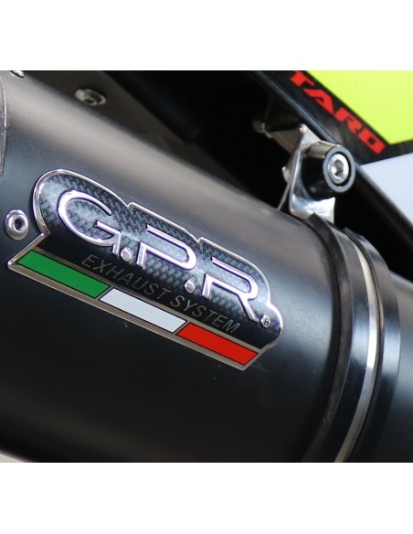 ESCAPE GPR Fantic Motor XEF Enduro 125 Competition/Performance 4t 2021/2024 e5 Furore Evo4 Nero Sistema Homologado