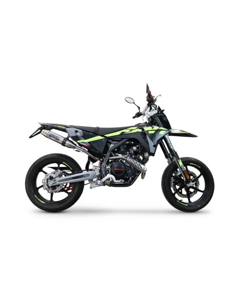 ESCAPE GPR Fantic Motor XMF Motard 125 Competition/Performance 2025/2026 e5plus Deeptone Inox Sistema homologado con cataliz ...