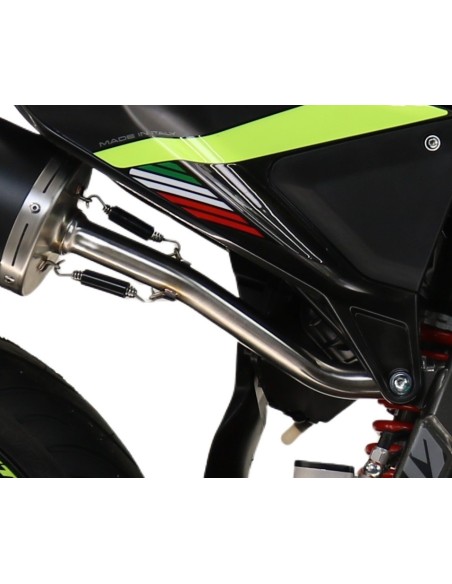 ESCAPE GPR Fantic Motor XMF Motard 125 Competition/Performance 2025/2026 e5plus Deeptone Inox Sistema racing con Dbkiller no ...