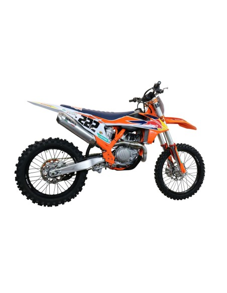 ESCAPE GPR Gas Gas MC 450F 2021/2023 Pentacross Inox Sistema racing con Dbkiller FIM