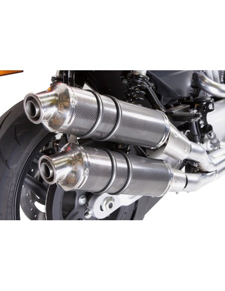 ESCAPE GPR Harley Davidson Xr 1200 2008/2012 Poppy Tondo Sistema Homologado