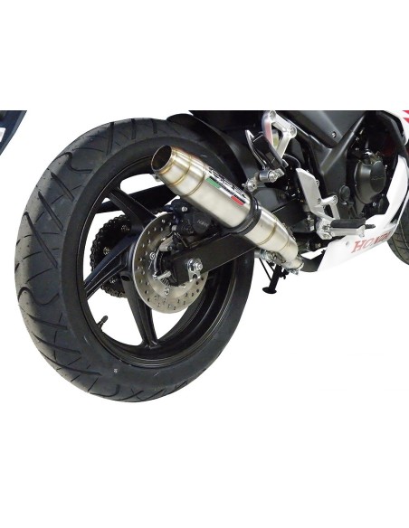 ESCAPE GPR Honda Cbr 300 R 2014/2016 Deeptone Inox Sistema homologado con catalizador incluido