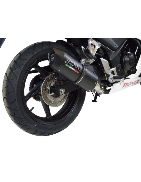 ESCAPE GPR Honda Cbr 300 R 2014/2016 Furore Nero Sistema homologado con catalizador incluido