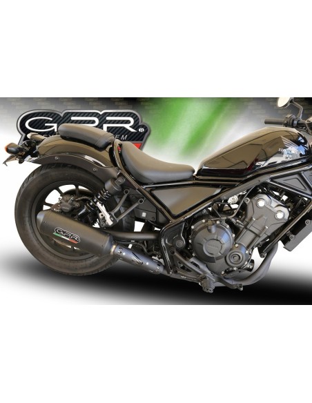 ESCAPE GPR Honda Cmx 300 Rebel 2017/2020 e4 Ghisa Sistema Homologado
