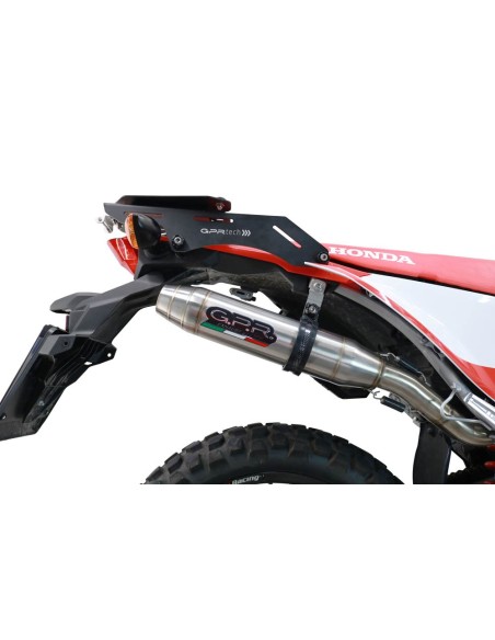 ESCAPE GPR Honda Crf 300 L / Rally 2021/2025 e5 Deeptone Inox Sistema racing con Dbkiller no homologado