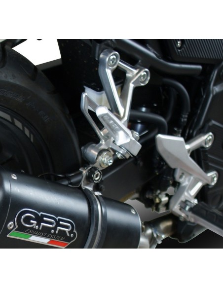 ESCAPE GPR Honda Cb 400 X 2016/2018 e4 Deeptone Inox Sistema Homologado