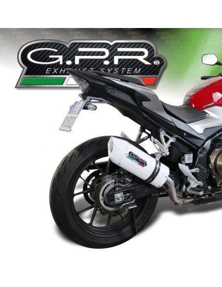 ESCAPE GPR Honda Cb 400 X 2019/2025 e5 Albus Evo4 Sistema Homologado