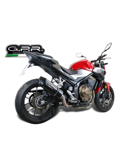 ESCAPE GPR Honda Cb 500 F 2016/2018 e4 Furore Evo4 Nero Sistema Homologado