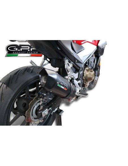 ESCAPE GPR Honda Cb 500 F 2019/2020 e4 Furore Evo4 Nero Sistema Homologado