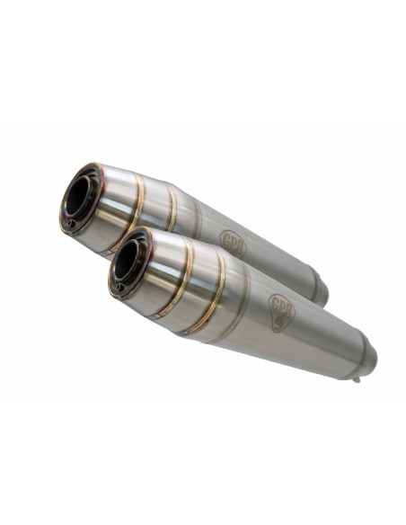 ESCAPE GPR Honda Cb 500 Four K0 - K1 - K2 - K3 Deeptone Inox Cafè Racer Doble silenciador homologado