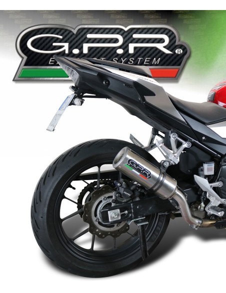 ESCAPE GPR Honda Cb 500 X 2013/2015 M3 Inox Sistema Homologado