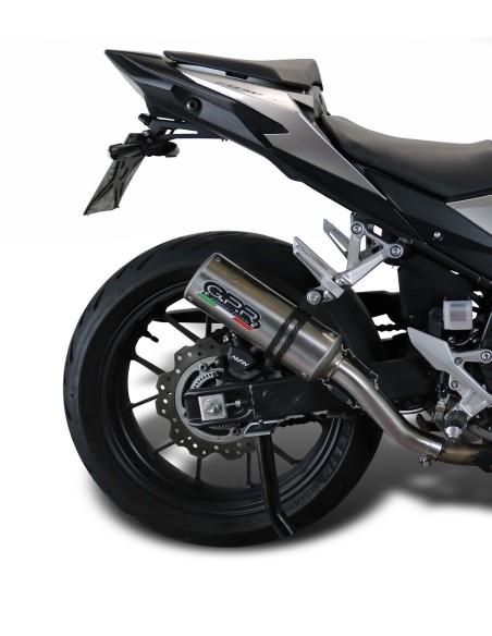 ESCAPE GPR Honda Cb 500 X 2016/2018 e4 M3 Inox Sistema Homologado