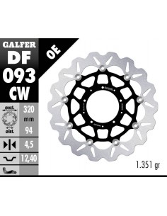 DISCO DE FRENO DEL. 320x4,5mm